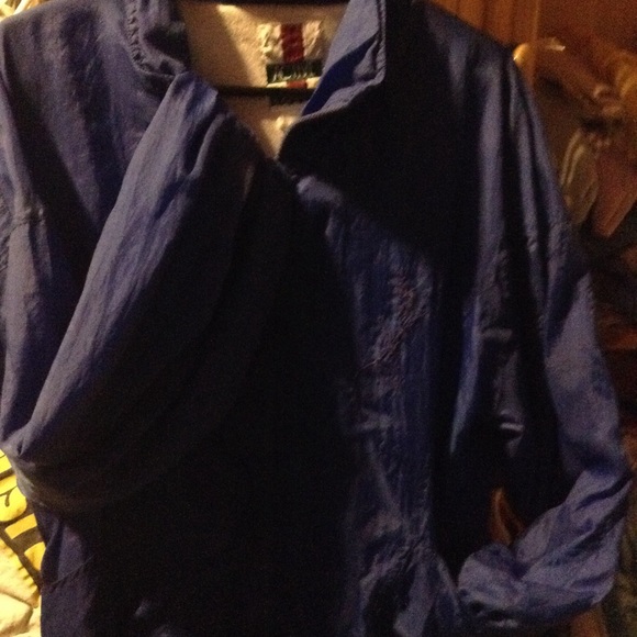 Blue windbreaker - Picture 1 of 2
